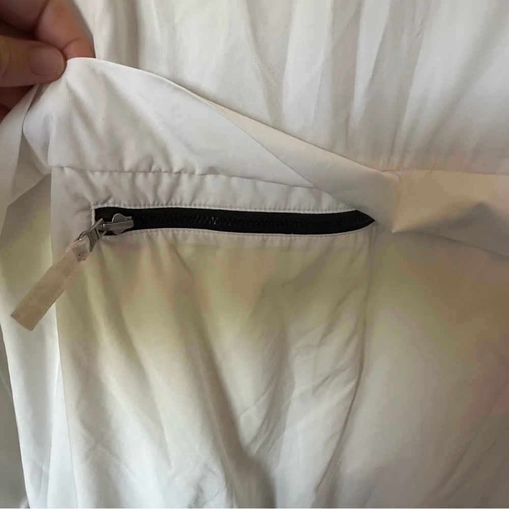 Nuage Women's Sz L Insect Repellent Packable Zip-Front Jacket White - Picture 6 of 11